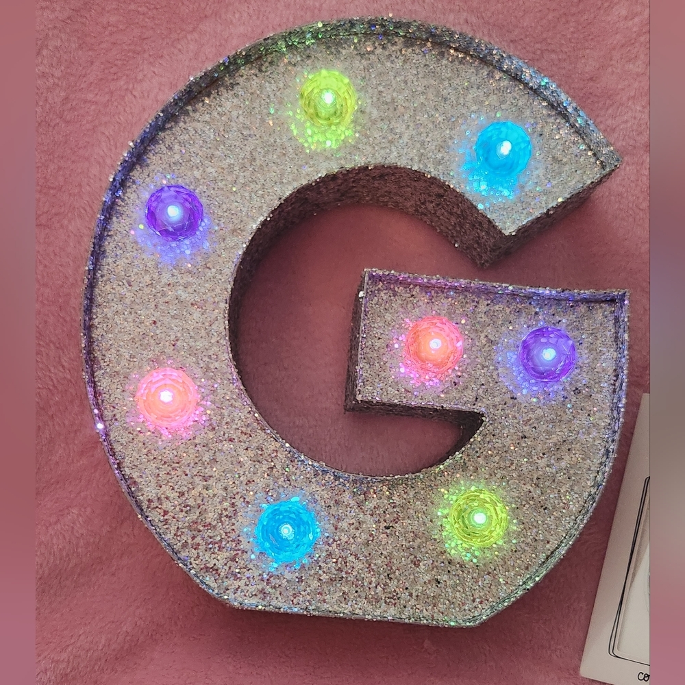Light Up Letter G table Or Wall Decor / Final Price